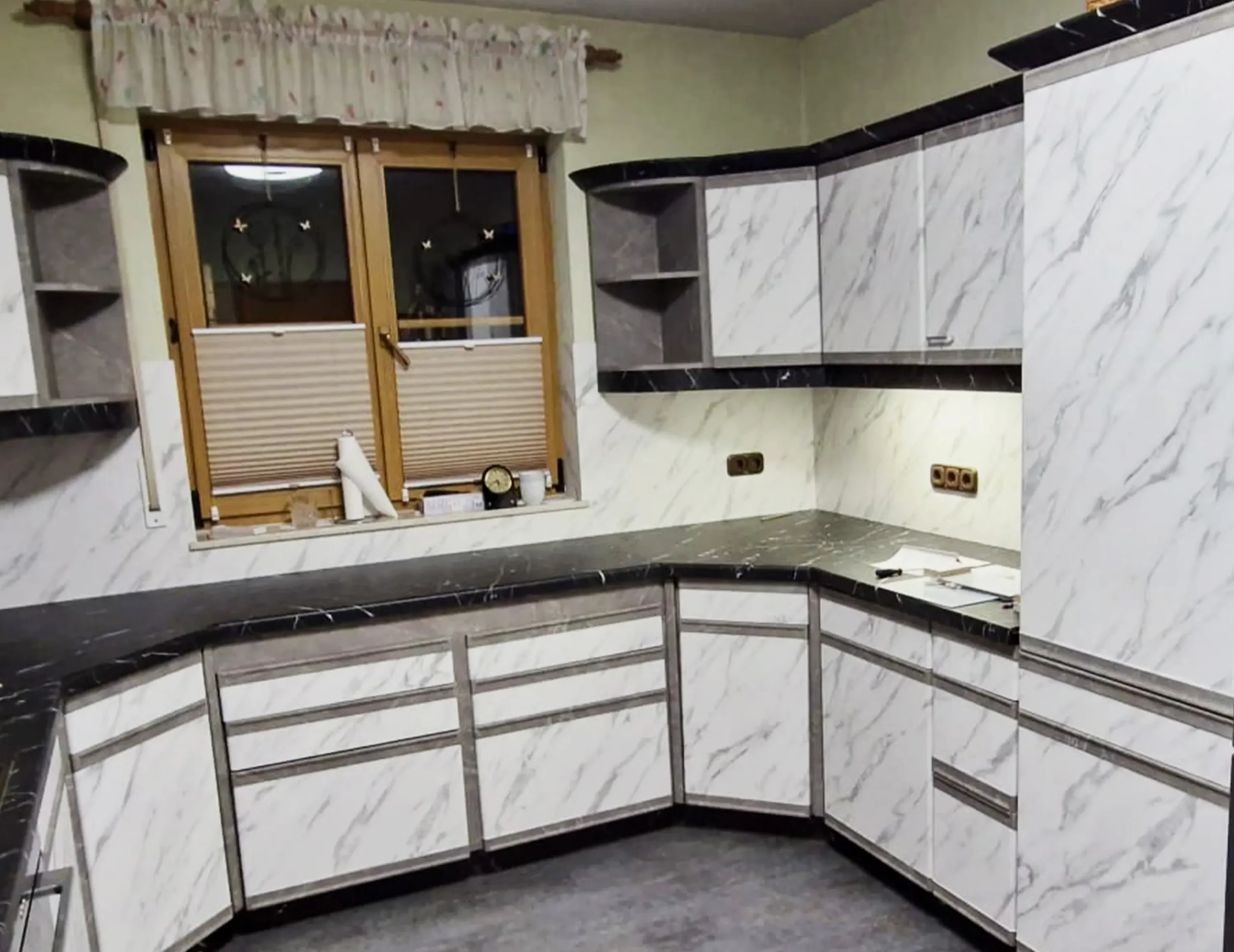 Küche nach dem Upcycling.